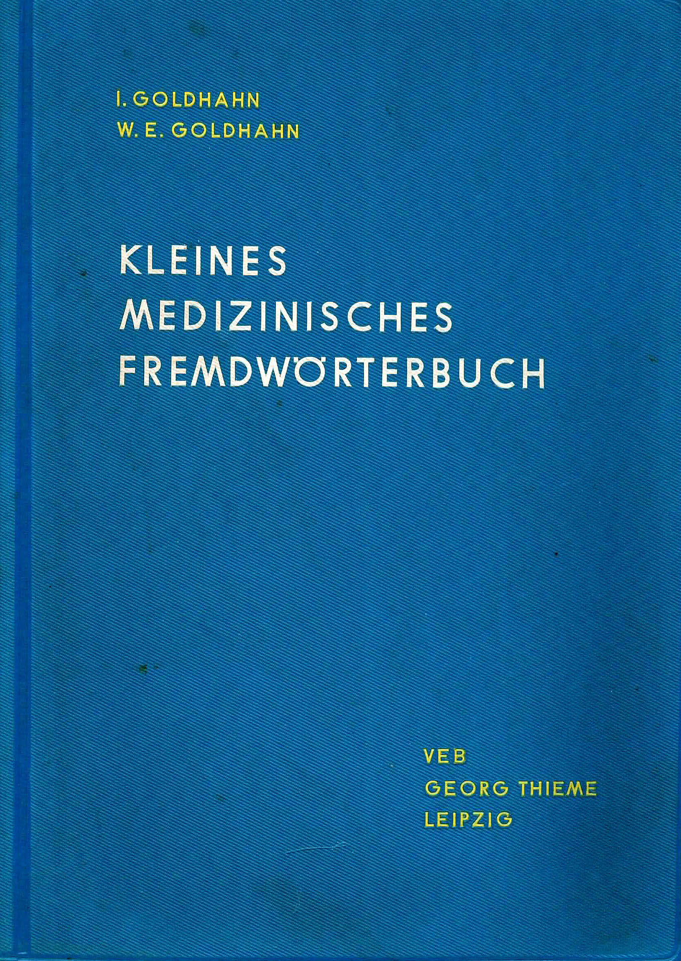 Kleines Medizinisches Wörterbuch - Goldhahn, I. und W. E.